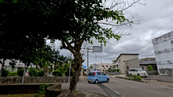 石垣市街地の様子