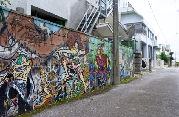 石垣島の特徴的な外壁