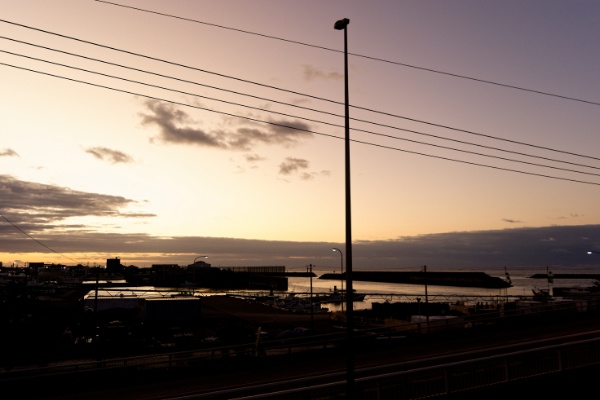 宿の部屋からみたオーシャンビュー