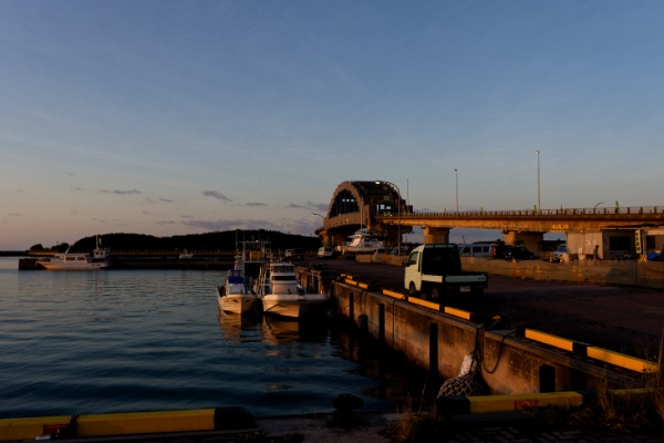 サザンゲートブリッジから見た朝の景色