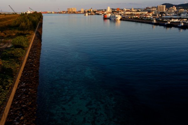 サザンゲートブリッジを渡る